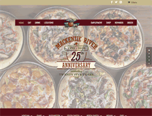 Tablet Screenshot of mackenzieriverpizza.com